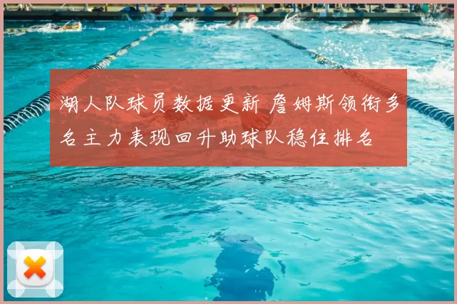 湖人队球员数据更新 詹姆斯领衔多名主力表现回升助球队稳住排名
